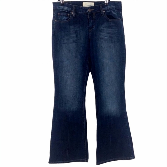 Maurices Dark Wash Molli Flare Jeans - Picture 1 of 6